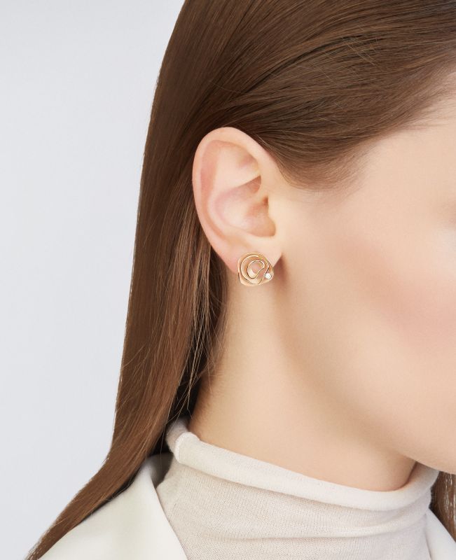 Annamariacammilli Dune Earrings - Elegant Gold Hoop Earrings for Women, Perfect for Parties, Weddings & Everyday Wear