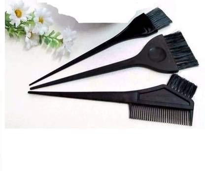 AVNISH Hair Color Brush and Comb Set - 3 Pack Hair Dye Applicator Brushes for Men & Women | Perfect for DIY Hair Coloring, Root Touch-Ups & Salon-Style Application at Home