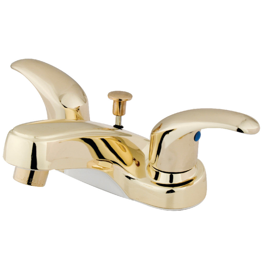 Kingston Brass KB6251 4-Inch Centerset Bathroom Faucet - Chrome Finish, Single Handle, Ideal for Bathroom Sink and Vanity Installation