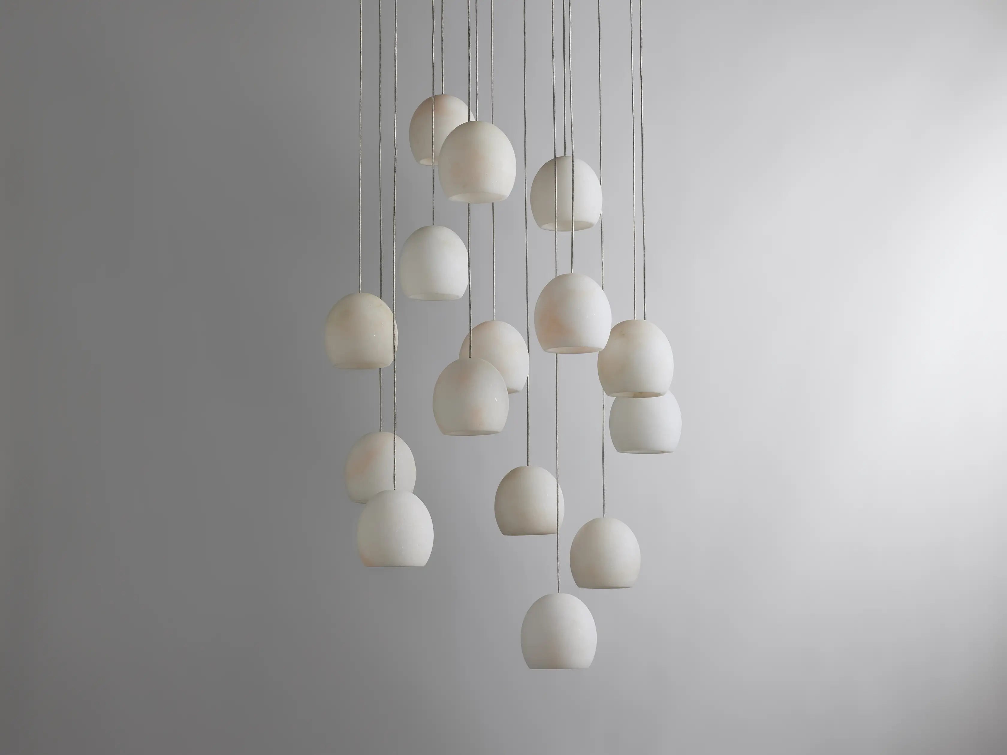 Maeva Round Alabaster Chandelier - 13