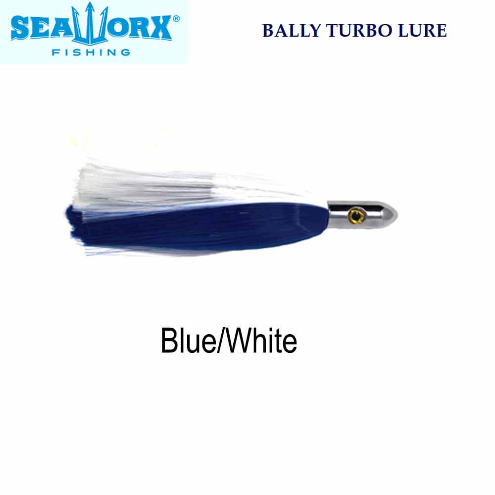Seaworx 8 Bally Turbo Trolling Fishing Lure - Saltwater & Freshwater Bass Fishing Lures for Offshore & Inshore Anglers