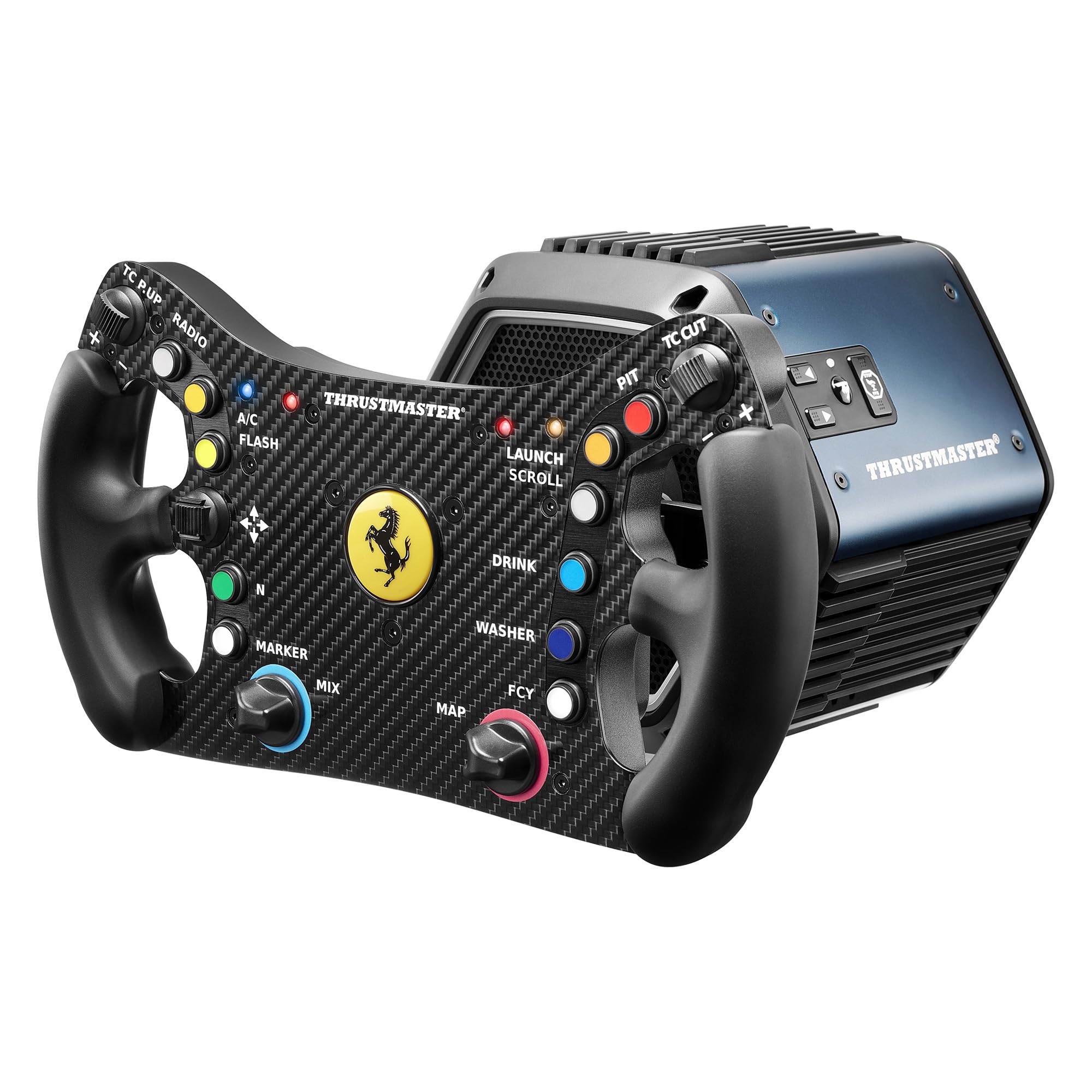 Thrustmaster Ferrari 488 GT3 Racing Wheel Add-On - Compatible with PS5, PS4, Xbox Series X/S, One & PC | Premium Sim Racing Steering Wheel for Gran Turismo, Forza & Assetto Corsa