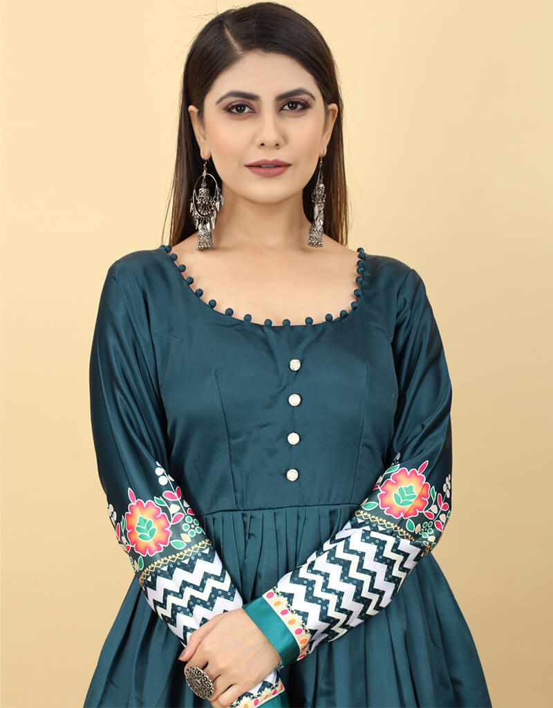 Elegant Blue Dianne Designer Party Gown with Dupatta - Perfect for Weddings, Evening Events & Special Occasions
