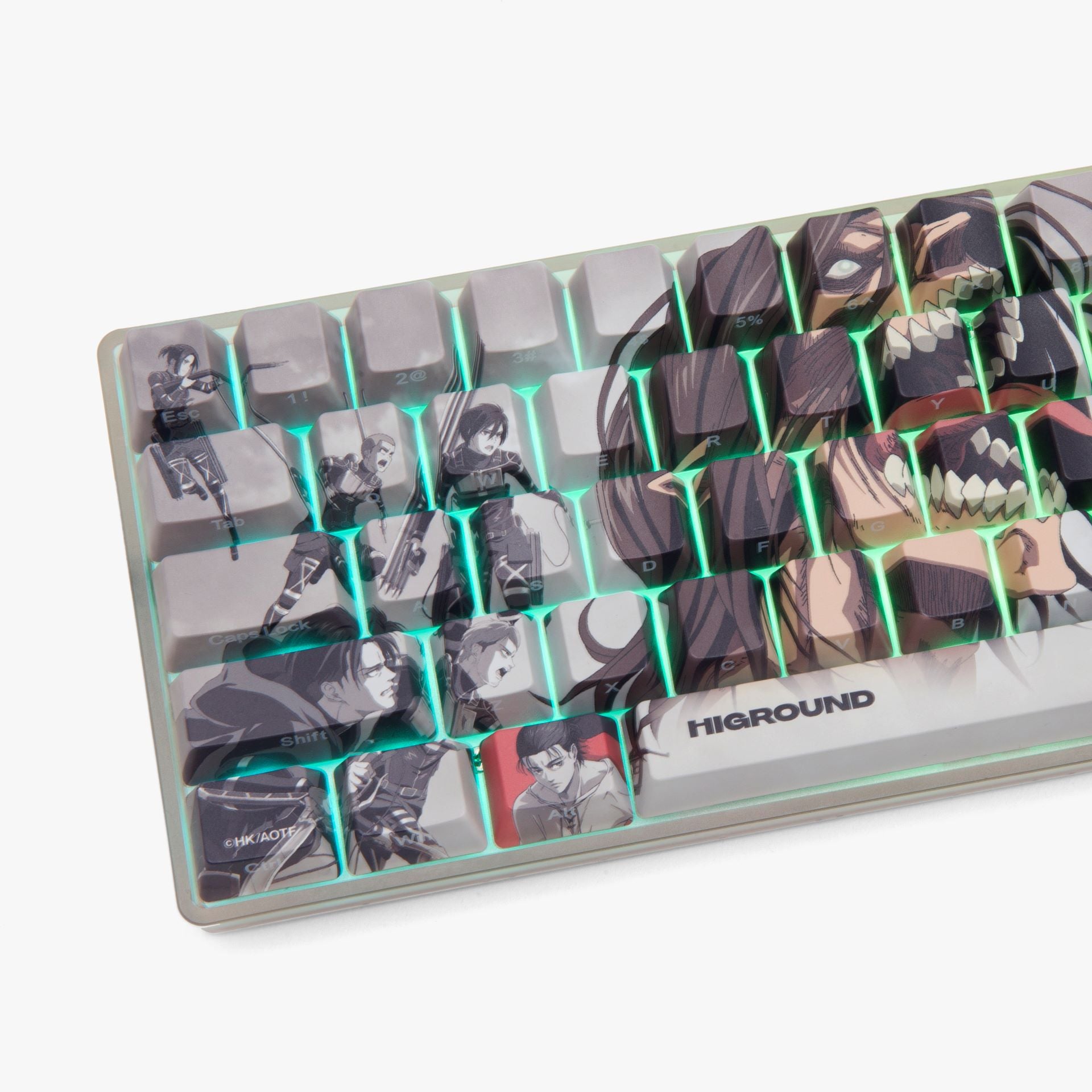 AOT2 x HG Basecamp 65% Mechanical Keyboard - EREN Edition | Compact Wired Gaming & Office Keyboard for PC, Mac | Perfect for Typing, Programming & Esports
