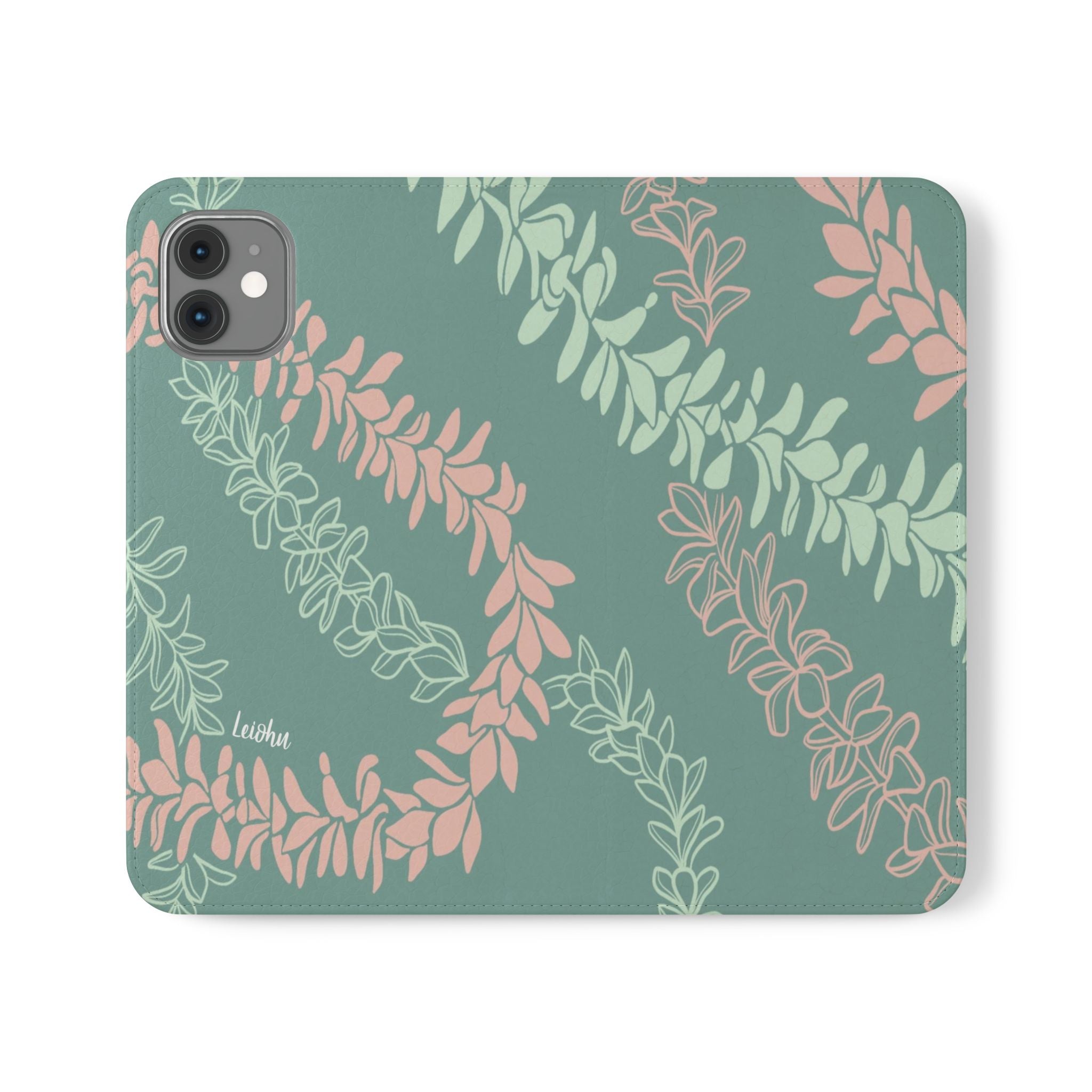Groovy Pua Melia Folio Case for iPad - Premium PU Leather Protective Cover with Hand Strap, Stand Function & Card Slots - Perfect for Work, Travel & School