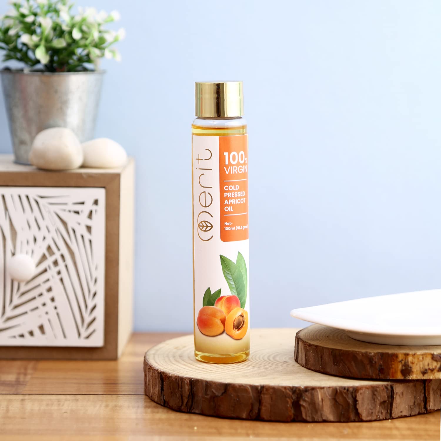 Premium Cold Pressed Apricot Oil 100ml - 100% Pure & Natural Hair & Skin Care - Moisturizing for Dry Scalp, Face & Body - Ideal for Massage, Aromatherapy & DIY Beauty Recipes