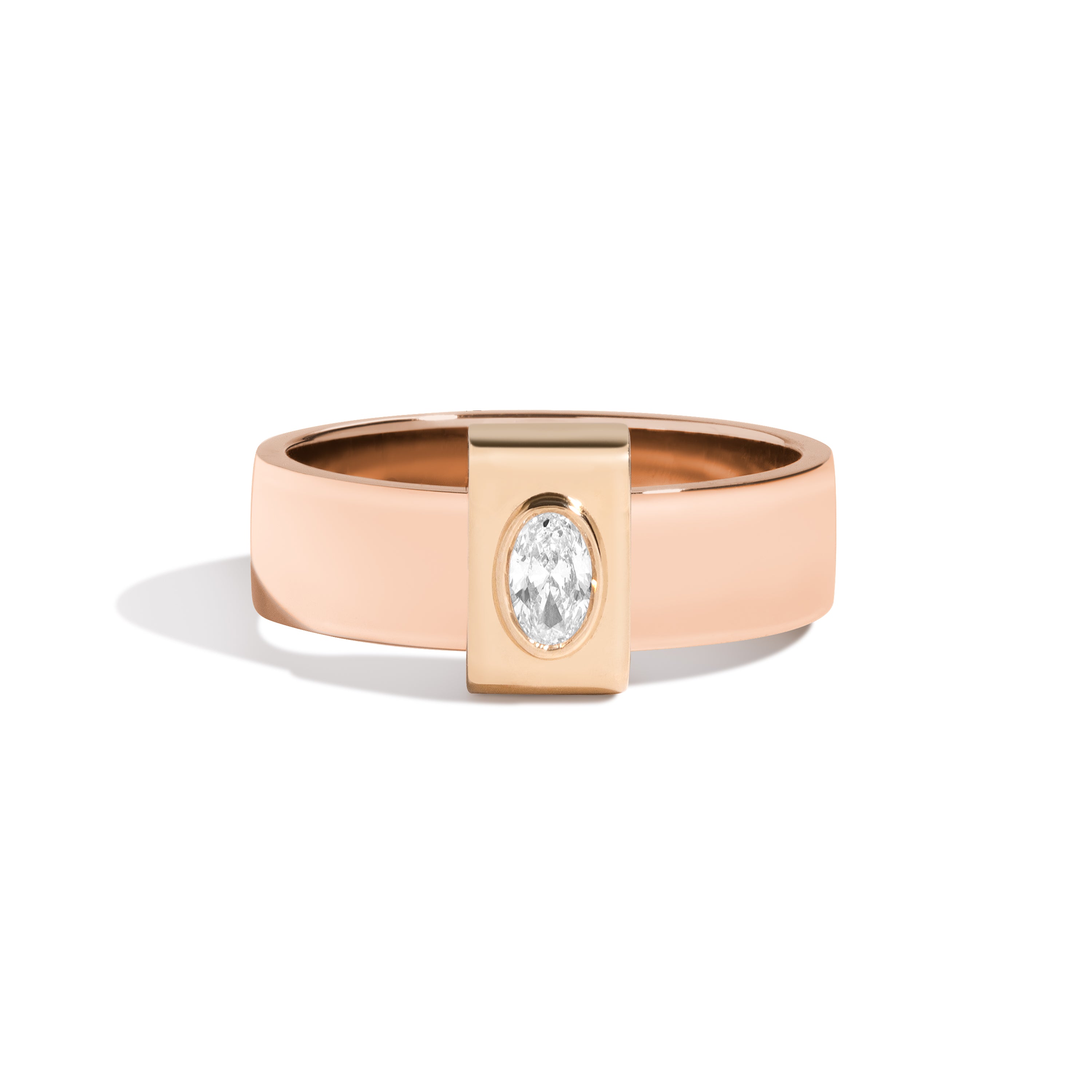 JOON Signature 6mm Oval Wrap Wedding Band Ring for Women - Elegant Stackable Engagement Ring for Brides, Anniversary Gifts & Everyday Wear
