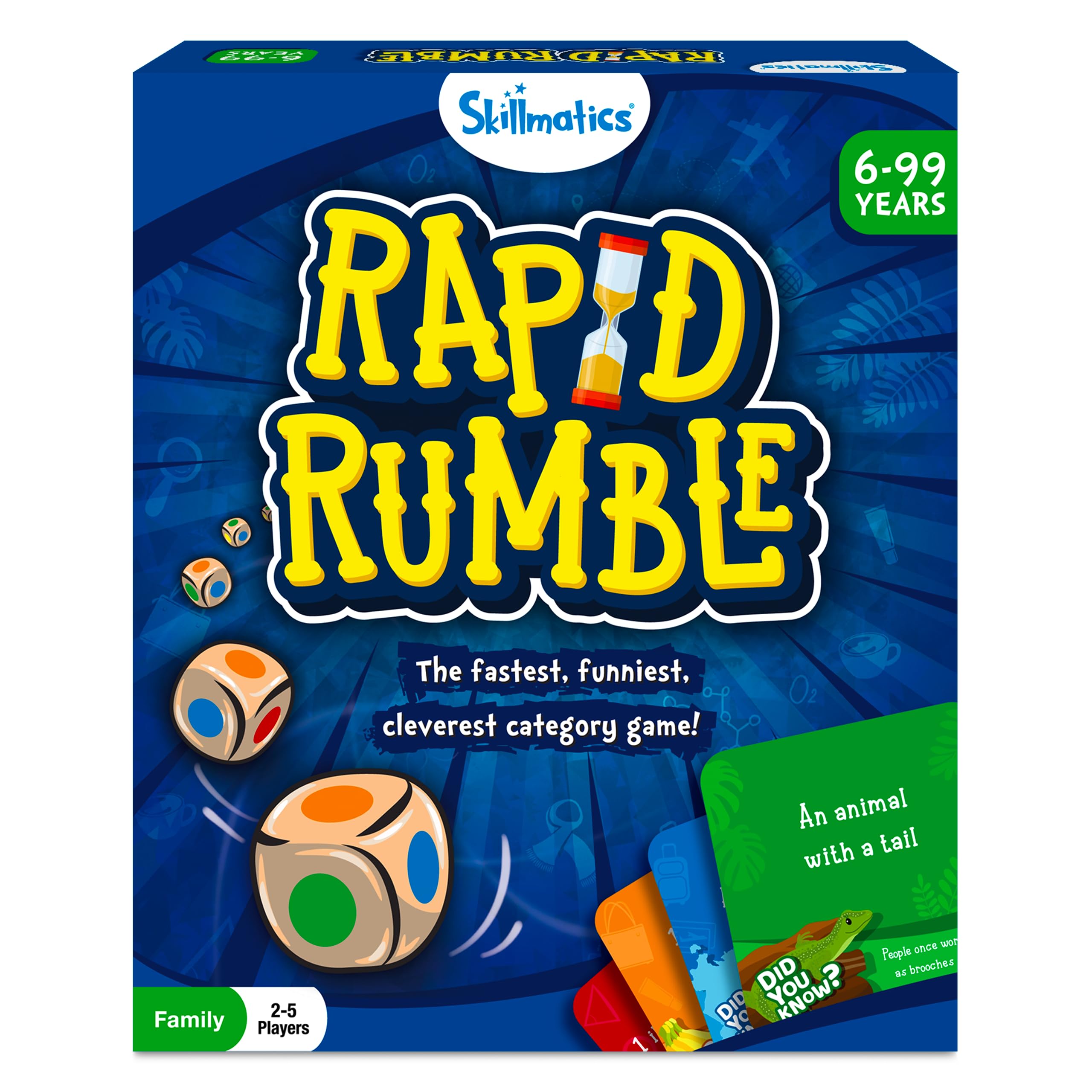 Skillmatics Rapid Rumble & Train of Thought Bundle - Fun Family Games for Kids, Teens & Adults - Perfect for Parties, Travel & Game Nights