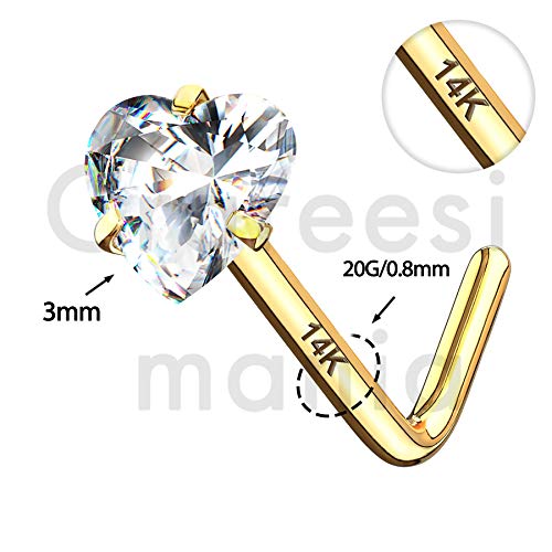 Yellow Gold-Heart CLCZ