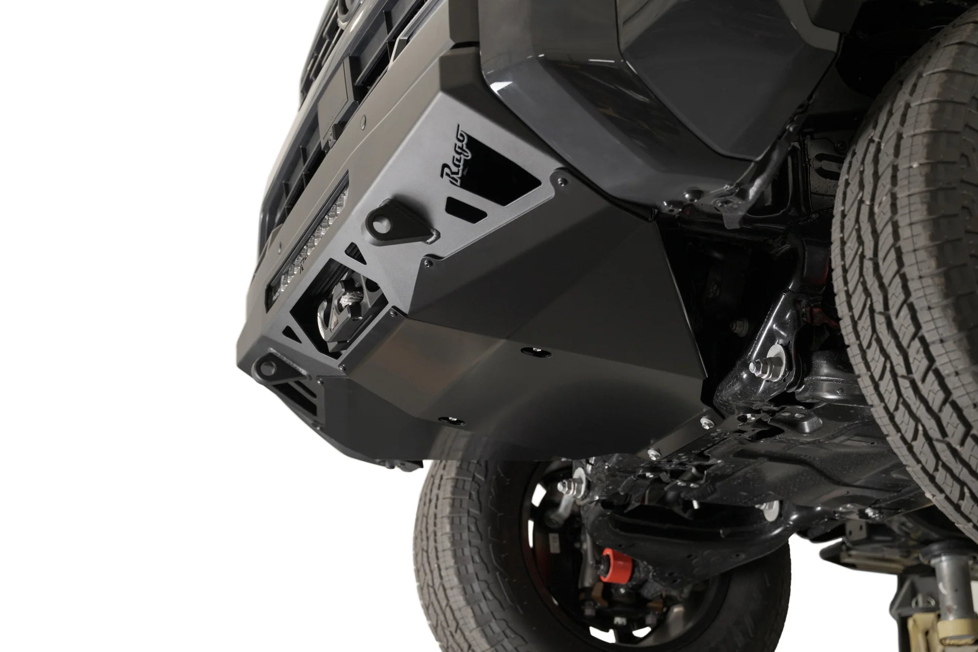 Rago Fabrication Heavy Duty Center Mount Winch Front Bumper with Skid Plate for 2025+ Toyota 4Runner | Off-Road Protection & Adventure Ready