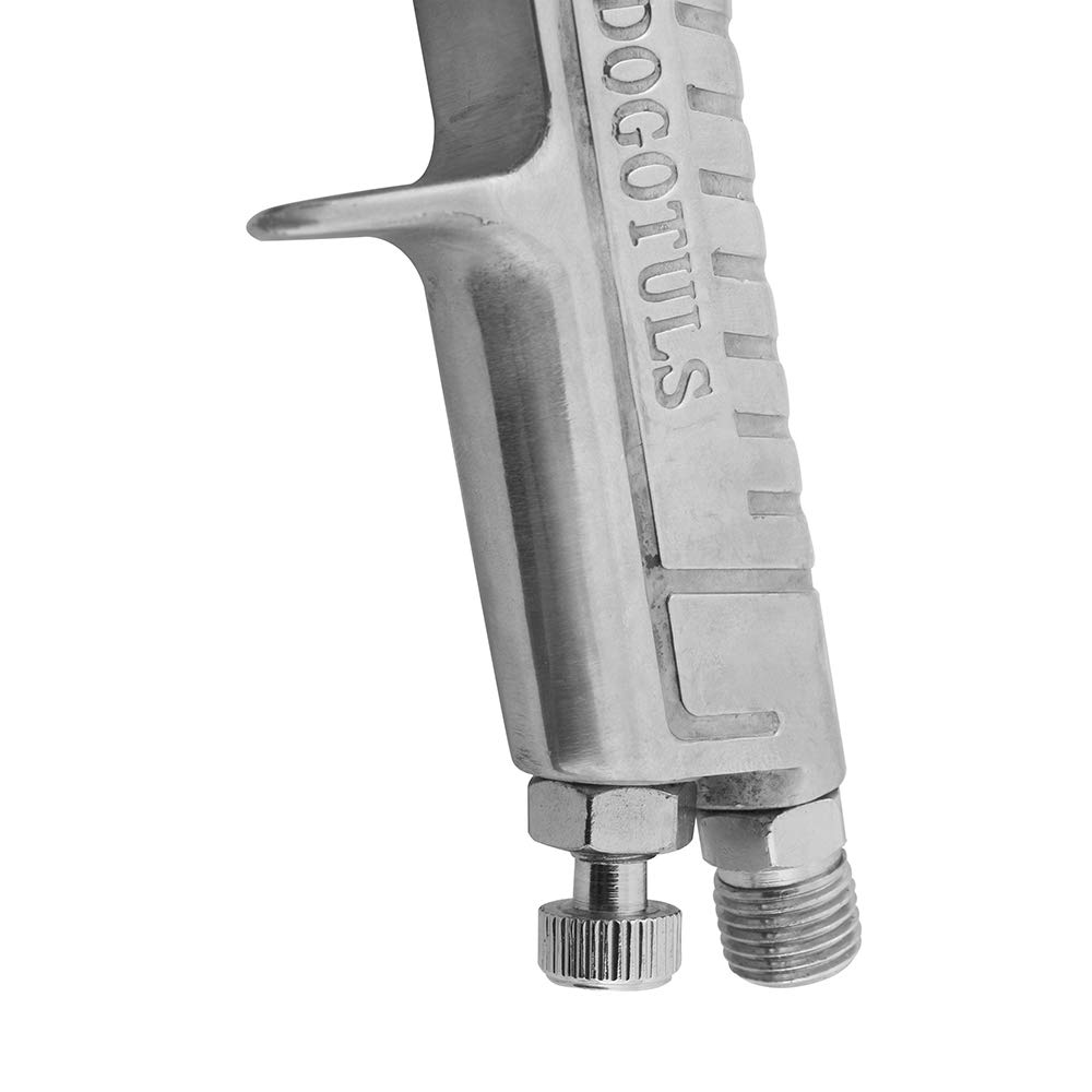 GUN GRAVITY V Aluminum 400ml Spray Gun with 50PSI Pressure - Perfect for Automotive Painting, DIY Projects & Home Renovations