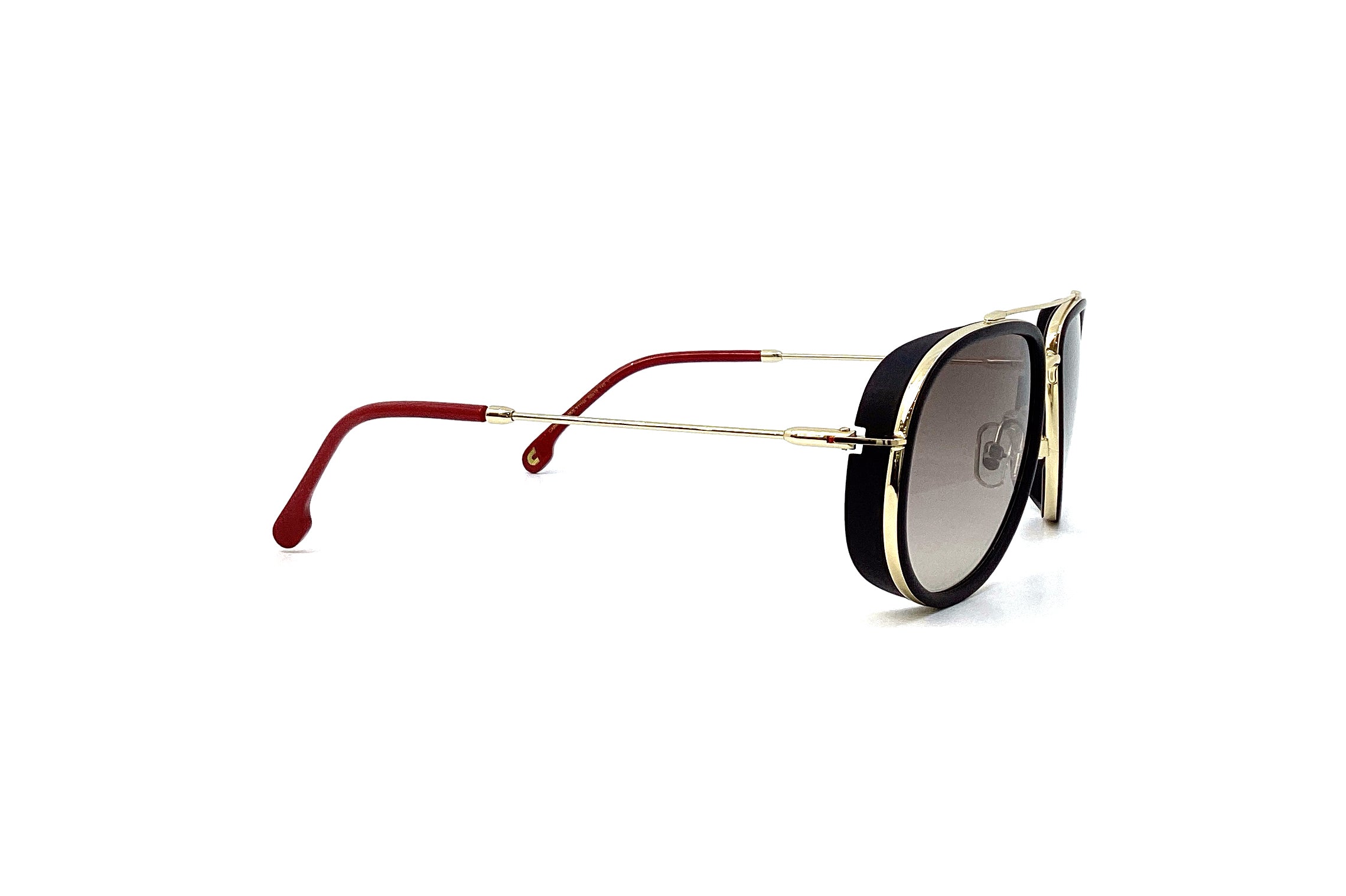 Carrera 166/S Sunglasses Gold Black - Polarized Aviator Sunglasses for Men & Women - UV Protection, Stylish & Durable - Perfect for Driving, Travel & Outdoor Activities