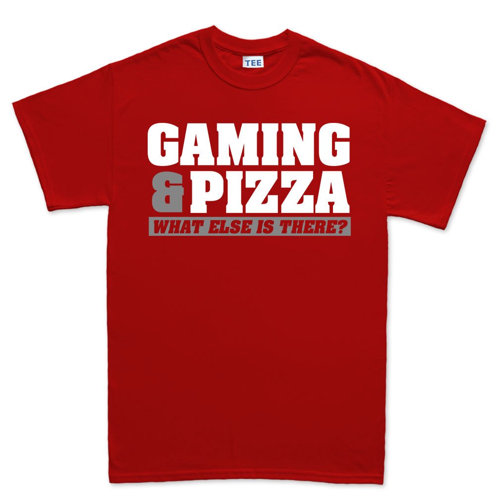 Gaming & Pizza Lover T-Shirt - Cool Video Game Graphic Tee for Gamers - Perfect for Gaming Nights & Pizza Parties