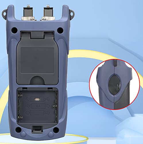 YD-300U PON Power Meter - 1310/1490/1550nm Optical Fiber Tester with FC/SC UPC Adapter for PON Network Detection | Perfect for FTTH Installation & Fiber Optic Maintenance