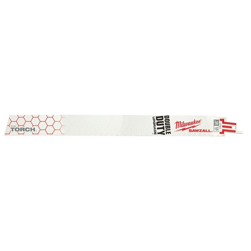 48 00 5794 12 14 TPI Torch Sawzall Blades - 5 Pack | Heavy-Duty Reciprocating Saw Blades for Wood, Metal & Demolition | Perfect for Construction, Renovation & DIY Projects