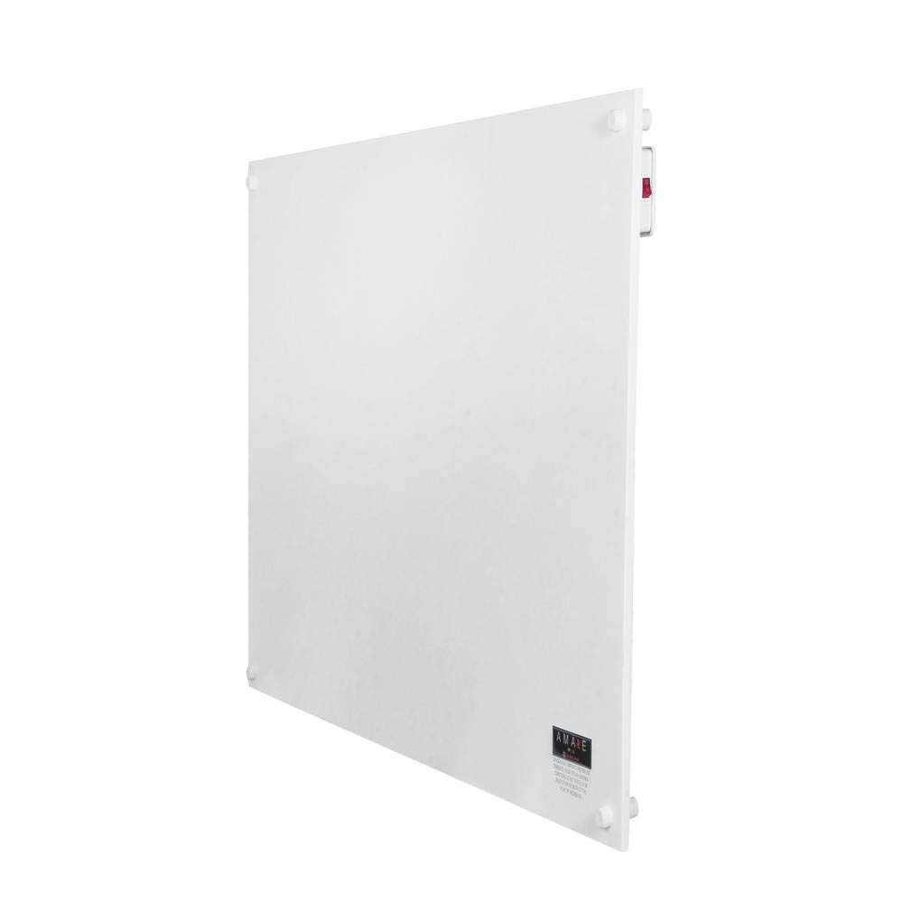 Amaze Heaters Mini 250W Electric Wall Heater - Energy Efficient Convection Panel Heater with Wall Mount Kit - Covers Up to 80 sq ft (18