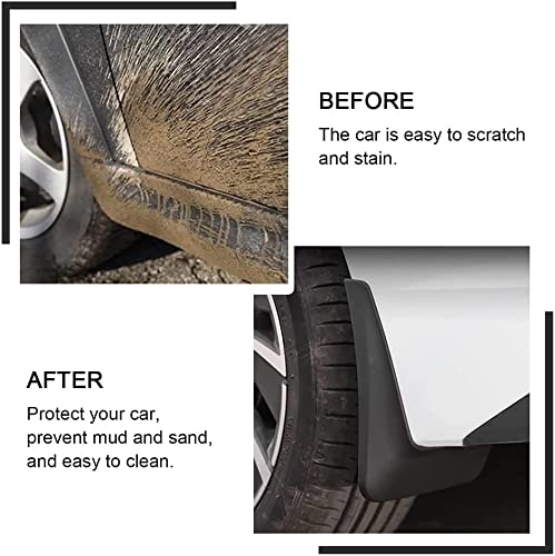 4 Pcs Car Mud Flaps for Honda Accord 4-Door Sedan 2018-2021 - Front & Rear Splash Guards, Fender Mudguards, Exterior Car Accessories - Perfect for All-Weather Protection & Off-Road Driving