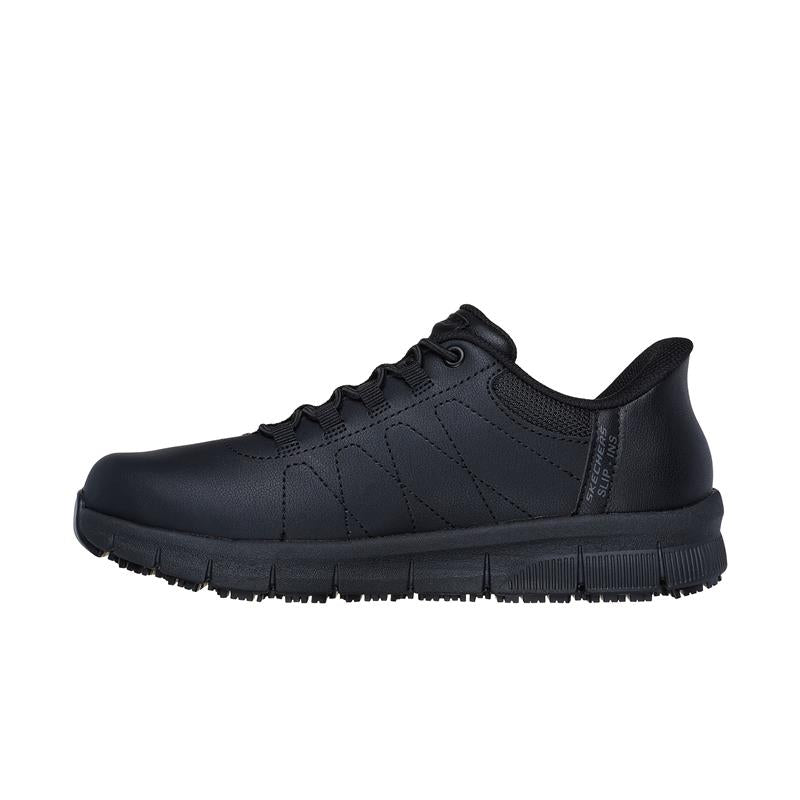 SLIP INS: NAMPA 108218/BLK - Comfortable Slip-On Shoes for Men & Women - Perfect for Casual Wear, Work, and Outdoor Activities