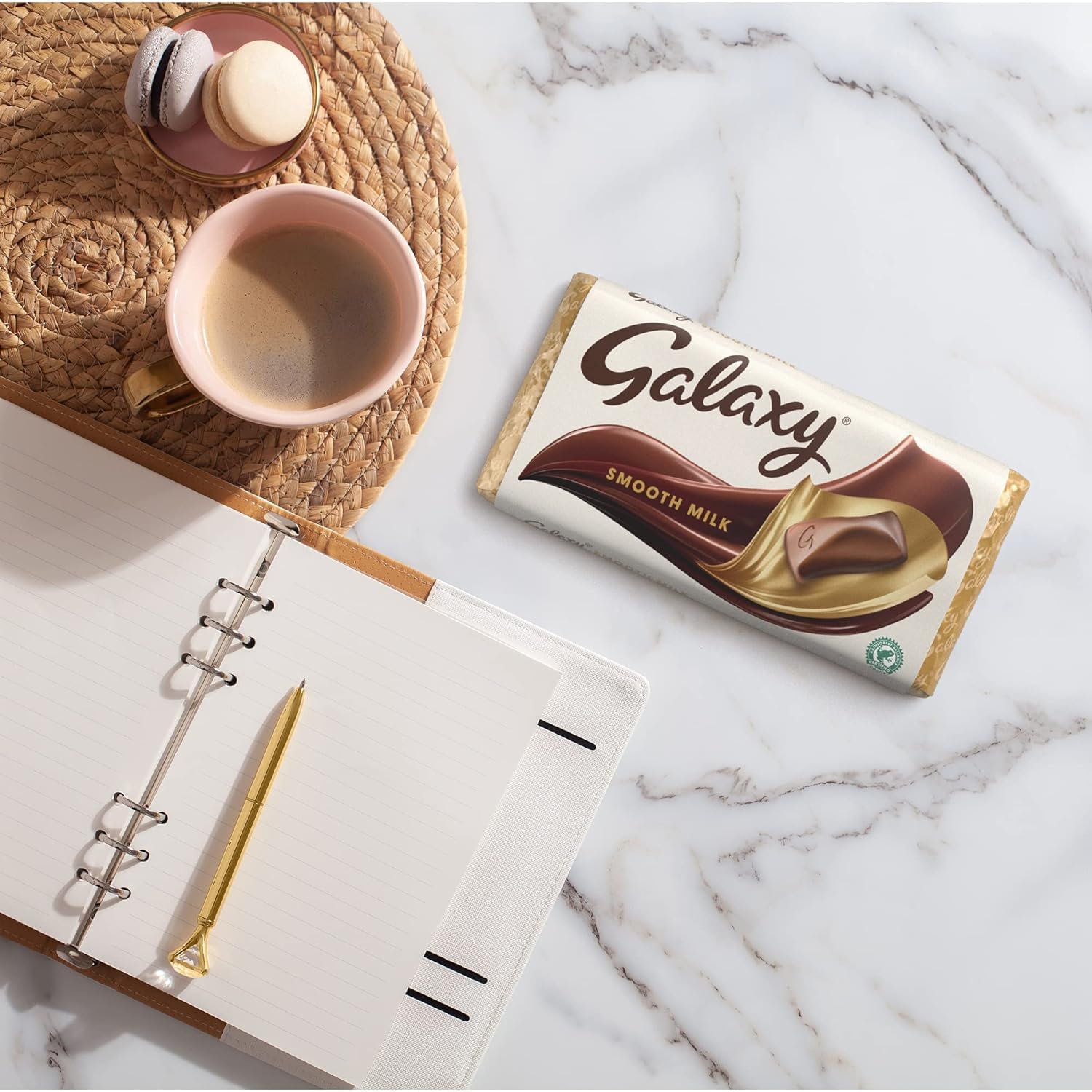 Premium Galaxy Smooth Milk Chocolate Bar 100g (3-Pack) - Rich Creamy Chocolate for Gifting, Baking & Snacking