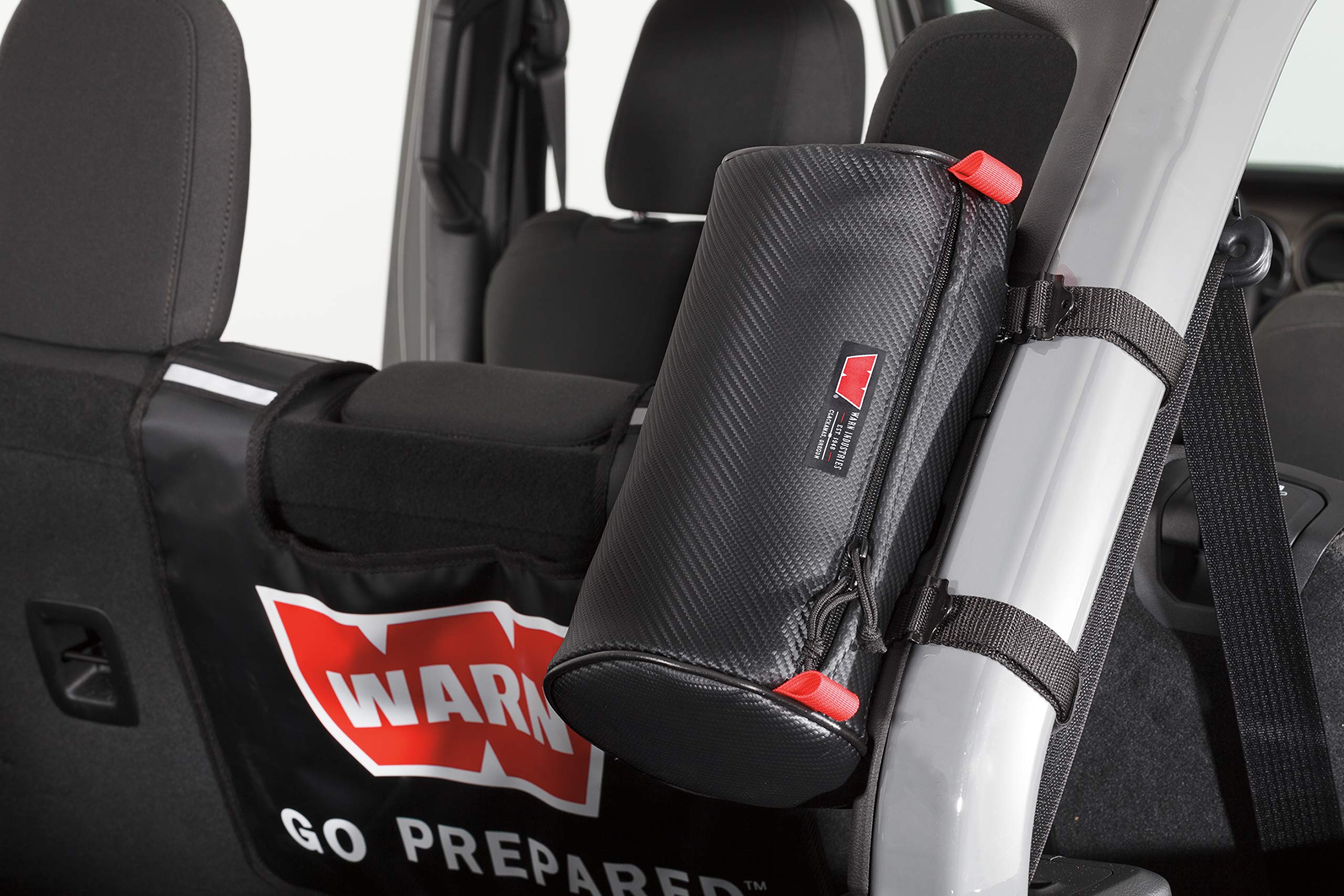 WARN 102652 Epic Trail Gear - Heavy Duty Large Roll Cage & Bar Cylinder Storage Bag for Off-Road Vehicles | Durable Waterproof Organizer for Jeep, Truck & ATV Accessories | Perfect for Camping, Overlanding & Outdoor Adventures