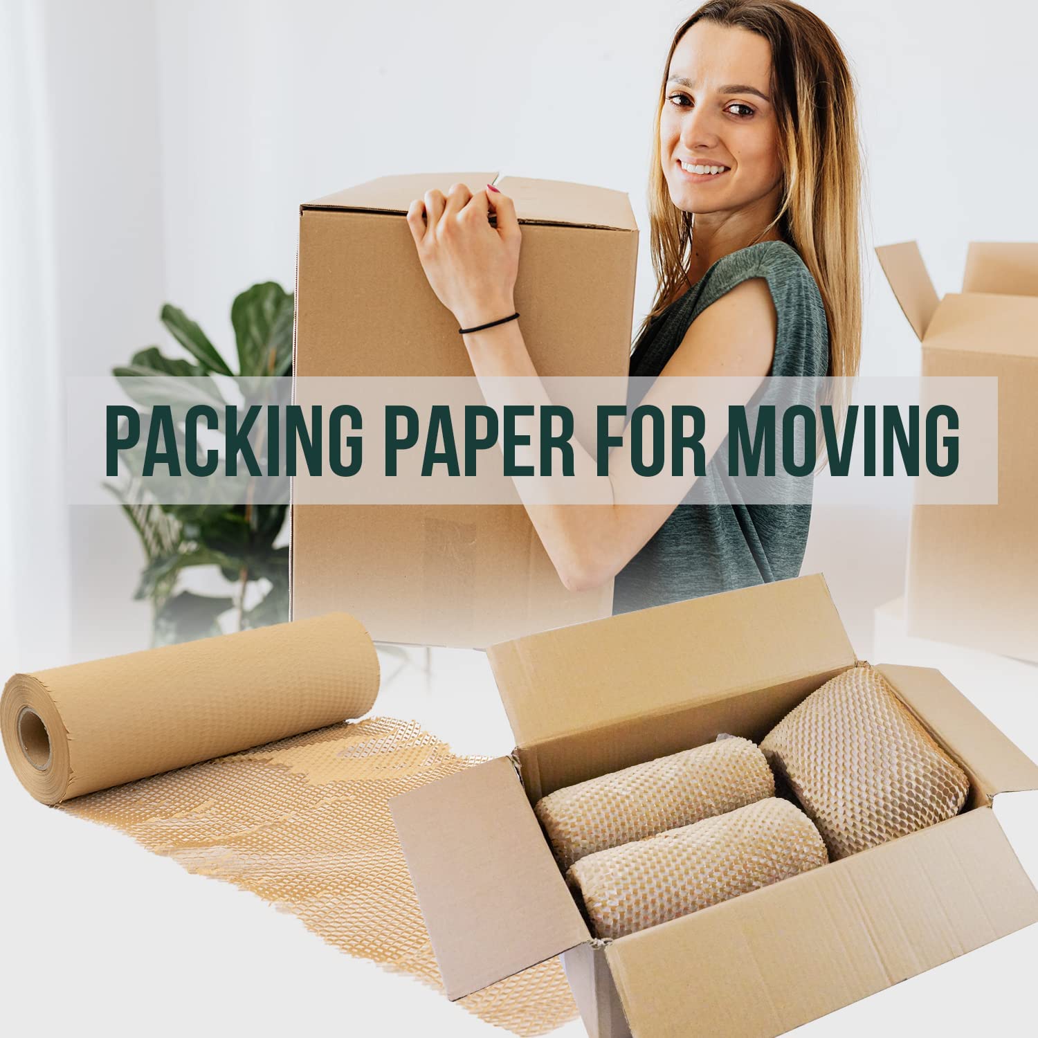 Eco-Friendly Honeycomb Packing Paper Roll 15
