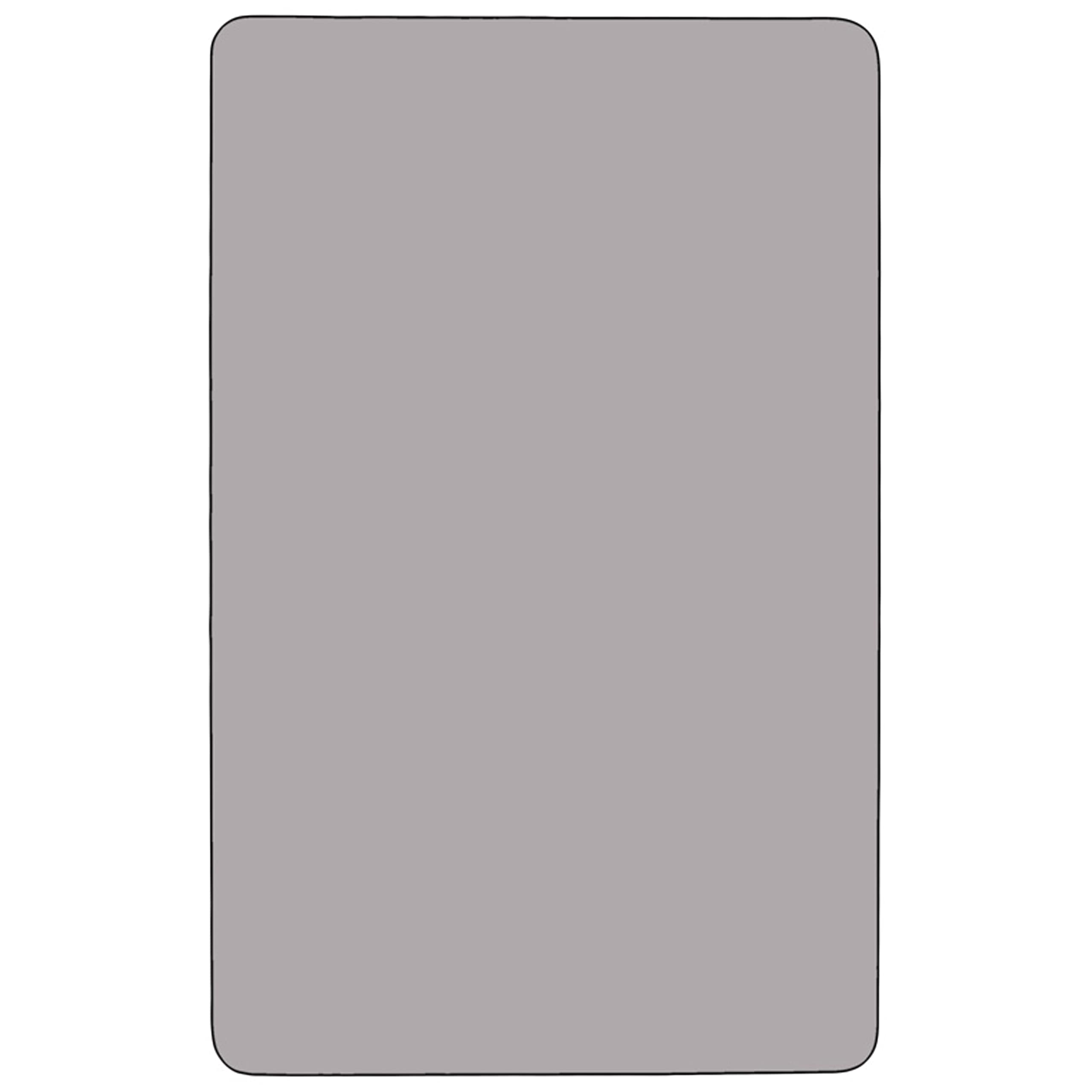 EMMA & OLIVER 30x48 Inch Adjustable Height Activity Table - Grey Thermal Laminate Top for Kids, Classrooms, and Playrooms - Perfect for Arts, Crafts, and Learning Activities