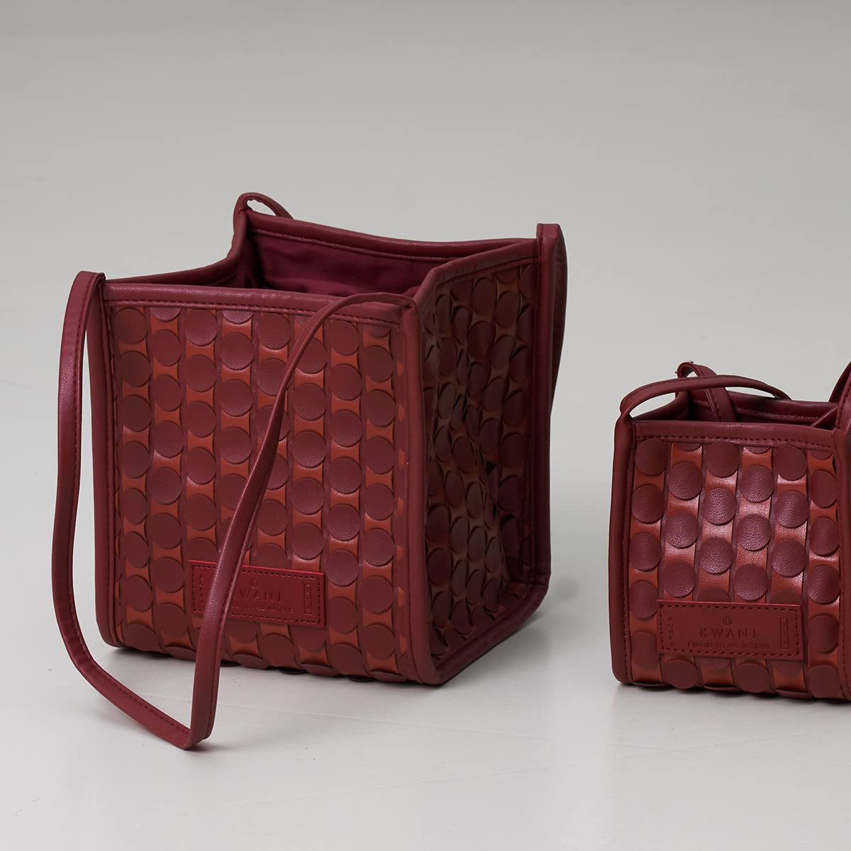 KWANI 0917 Handmade Woven Tote Bag for Women - Stylish Work & Office Shoulder Bag - Perfect for Business, Commuting & Shopping