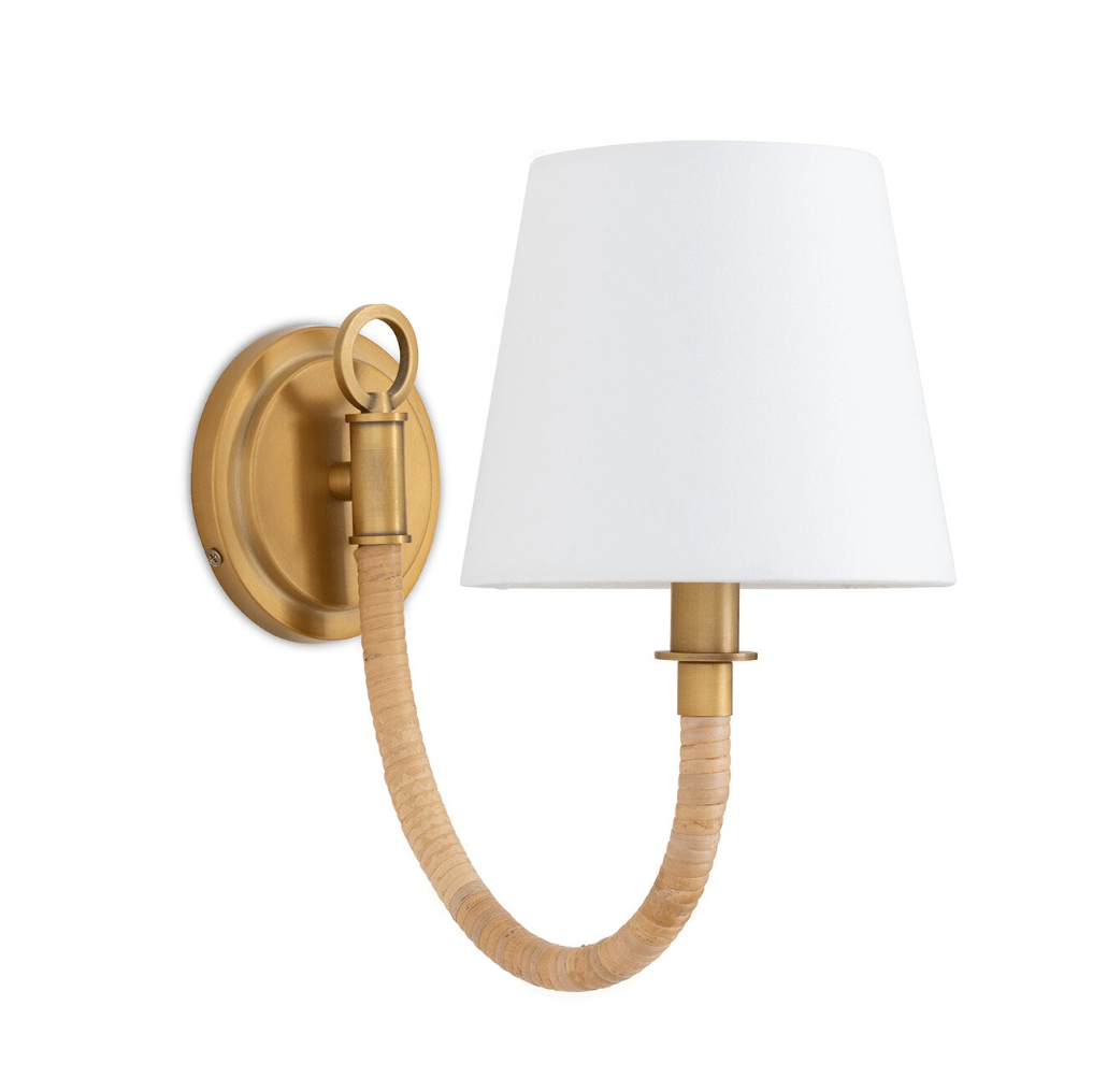 Modern Treble Sconce Wall Light - 3-Light Vintage Brass Wall Sconce for Bedroom, Living Room & Hallway Lighting Decor