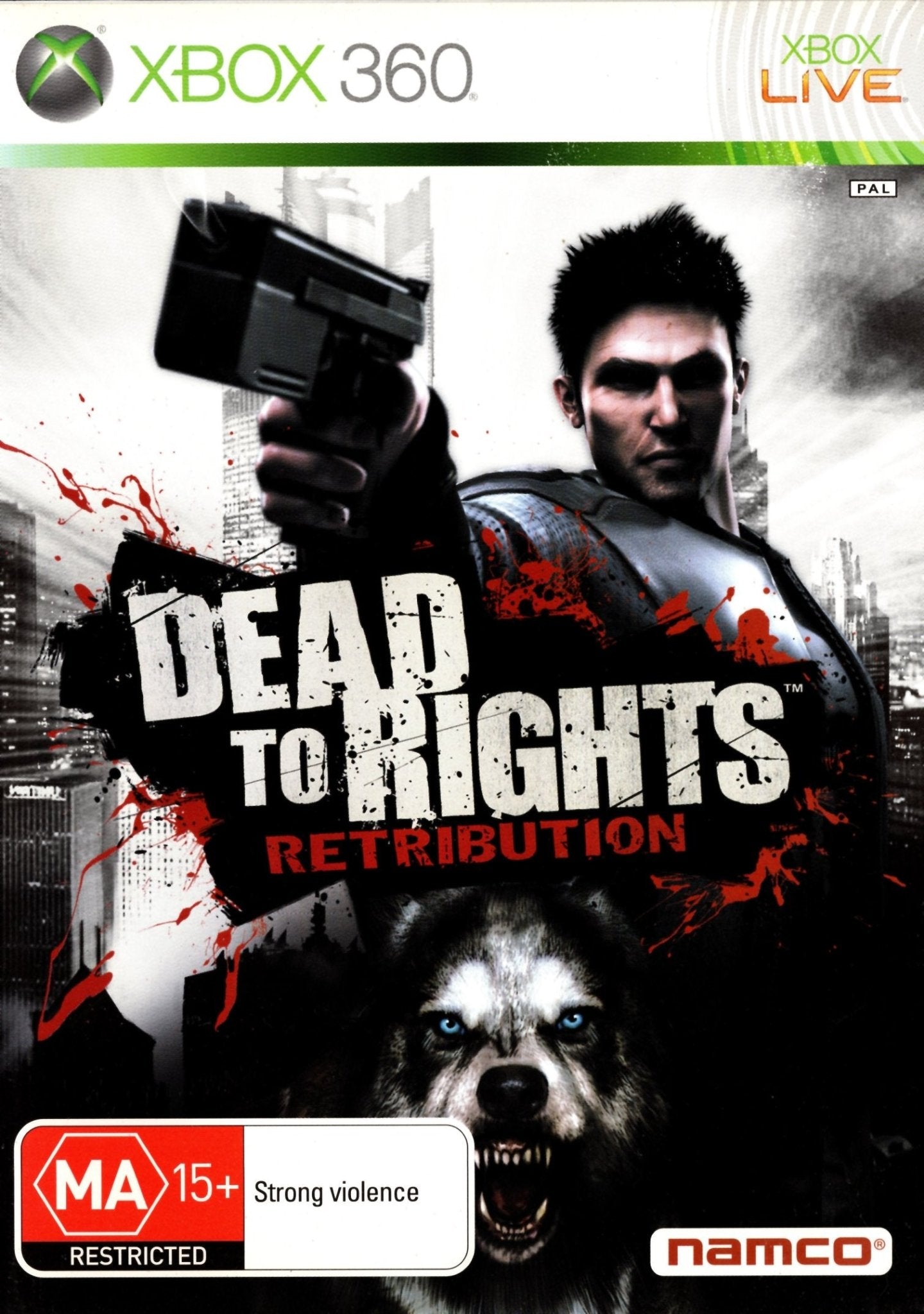 Dead to Rights: Retribution - Xbox 360 Game (PAL Version) | Action-Adventure Shooter for Intense Combat & Stealth Gameplay