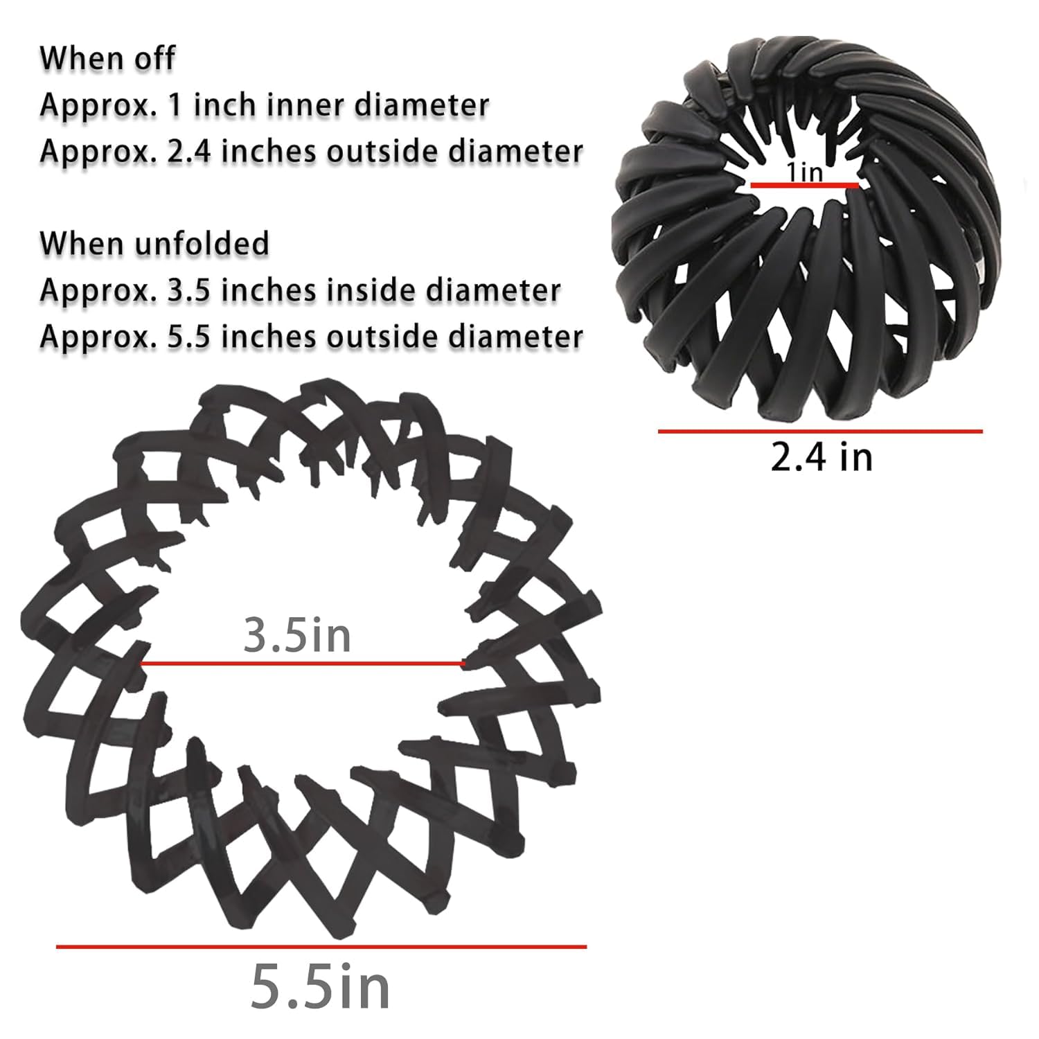 **Autowrap 3-Piece Magic Hair Clip Set – Lazy Bird Nest Hairpin, Retractable Ponytail & Braid Fixer for Women & Girls (Multicolor) – Perfect for Quick Hairstyles, Workouts, and Everyday Wear**