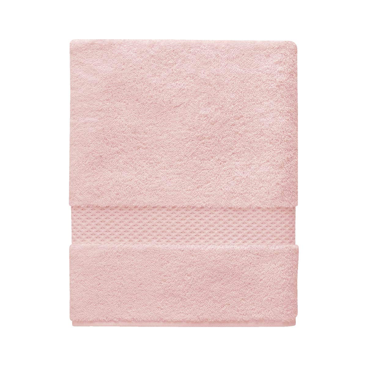 Yves Delorme Etoile Blush (Light Pink) Luxury Bath Towels - 100% Organic Cotton, Extra Plush & Super Soft Turkish Towels with High Absorbency - Perfect for Spa, Bathroom & Beach Use