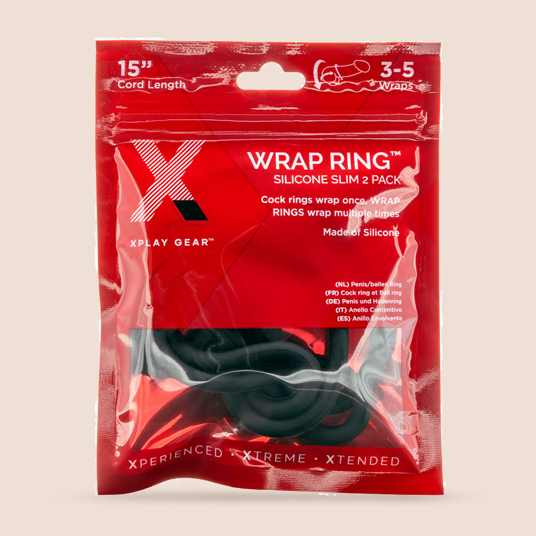 XPLAY® Silicone 15 Thin Wrap Ring - Adjustable Cock Ring for Men | Customizable Penis Ring for Enhanced Pleasure | Perfect for Couples Play & Solo Use