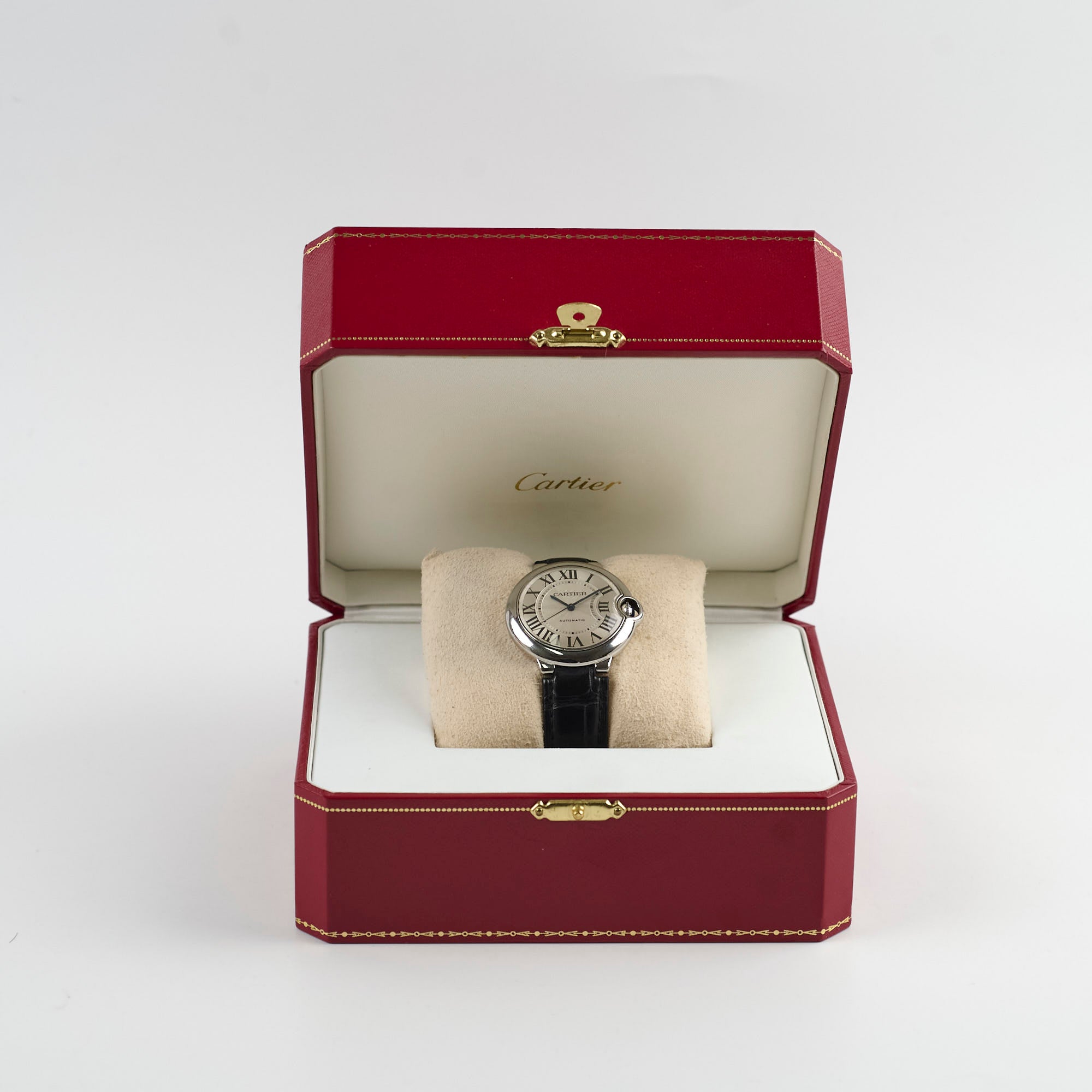 Cartier Ballon Bleu de Cartier 36mm Stainless Steel Watch W69017Z4 - Luxury Timepiece for Women, Elegant Dress Watch for Business & Formal Occasions