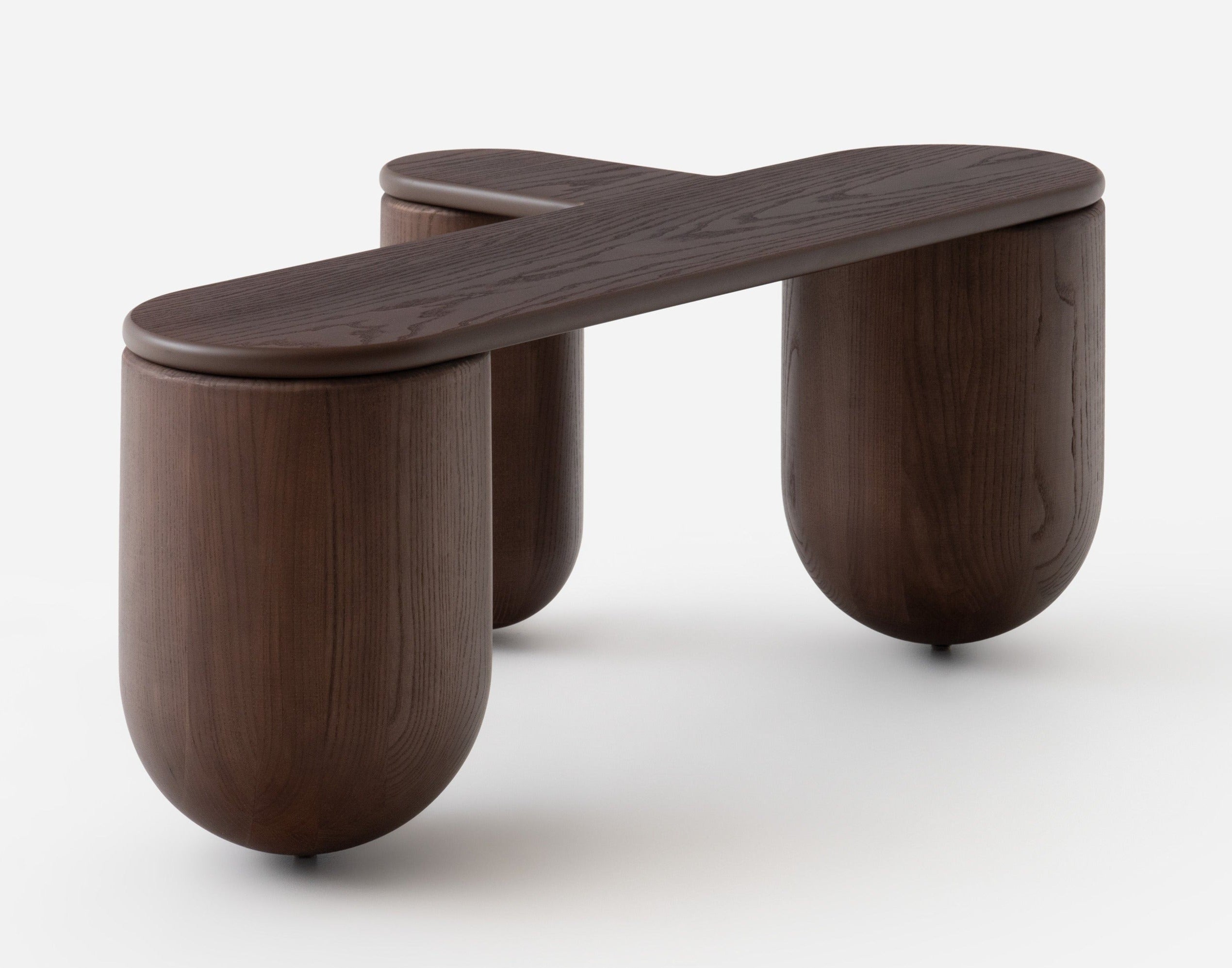 Noom Hello Coffee Table 3 - Modern Side Table for Living Room, Bedroom & Office - Compact End Table with Storage Shelf