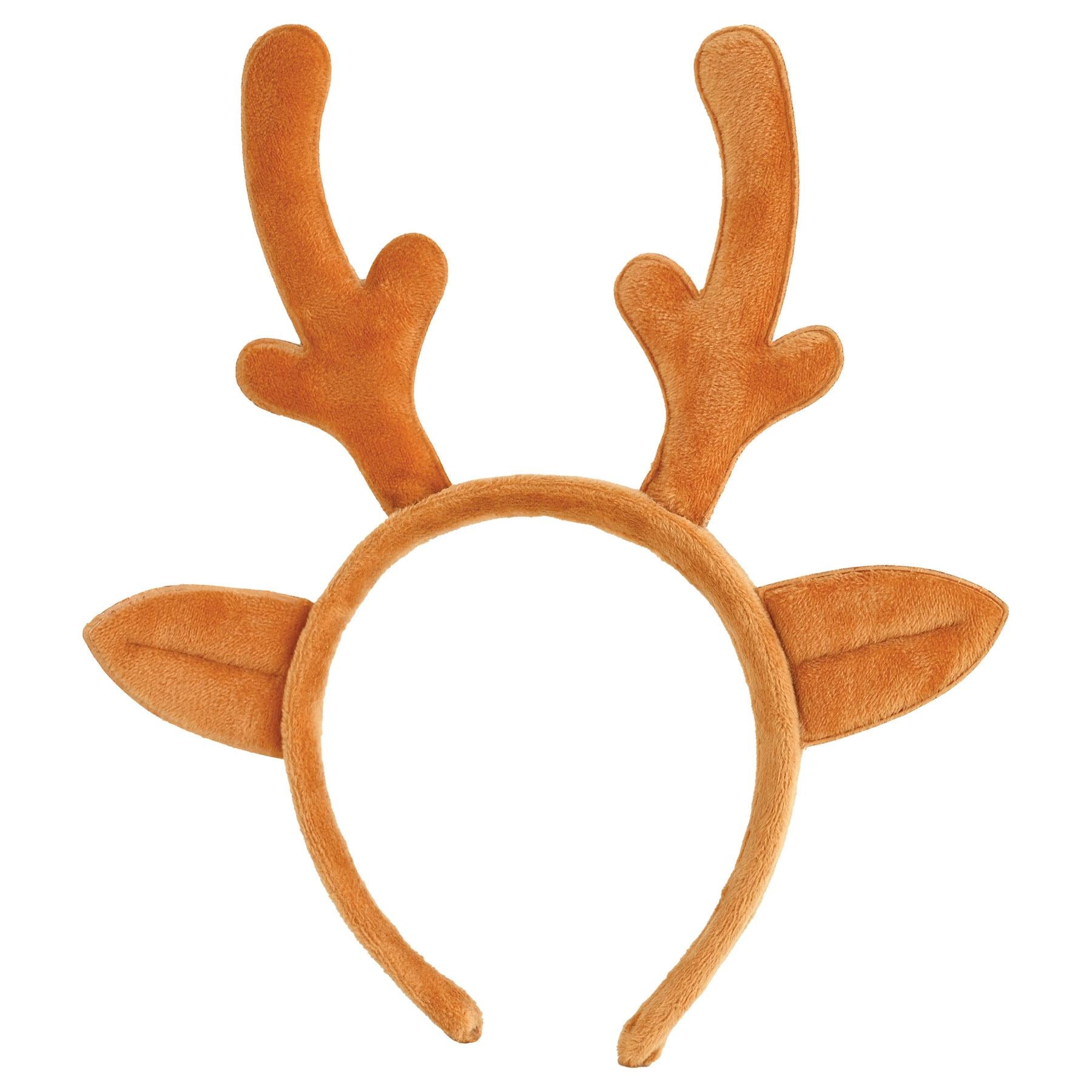 12 Pack Beistle Christmas Reindeer Antlers Headbands - Festive Holiday Party Accessories for Kids & Adults - Perfect for Christmas Parties, Family Gatherings & Office Celebrations