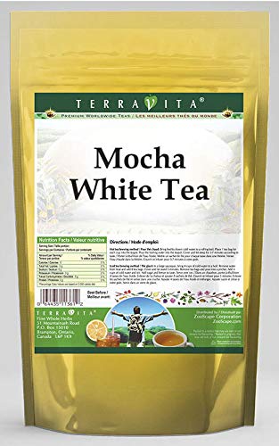 Premium Mocha White Tea Bags - 50 Count (2 Pack) | ZIN: 534856 | Delicate Flavor for Relaxation & Afternoon Tea Time