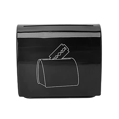 Blade Disposal Case - Sealed Safety Razor Storage Container with Large Capacity | Portable Used Razor Blade Bank for Home, Travel & Salon Use