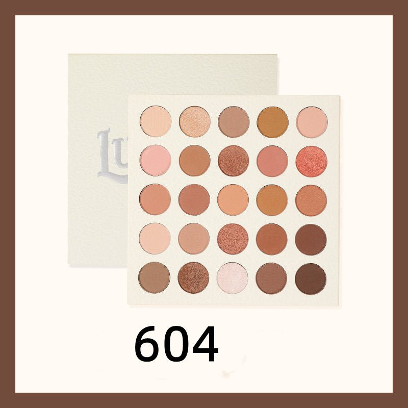 HOLD LIVE Matte Earth 25 Color Eyeshadow Palette - Highly Pigmented, Long Lasting Makeup for Day & Night Looks - Perfect for Professional Makeup Artists & Everyday Wear