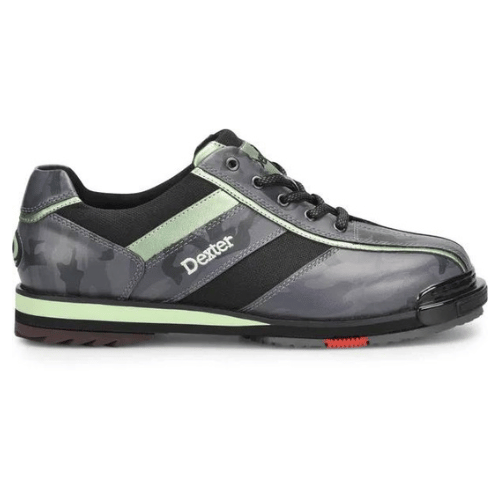 Dexter Men's SST 8 Pro Bowling Shoes - Grey Camo/Metallic Green - Right & Left Hand Options - Perfect for League Play & Tournament Bowling