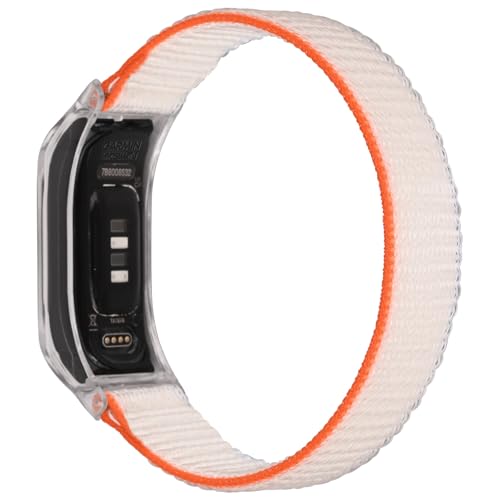 Stripe White with Transparent Case