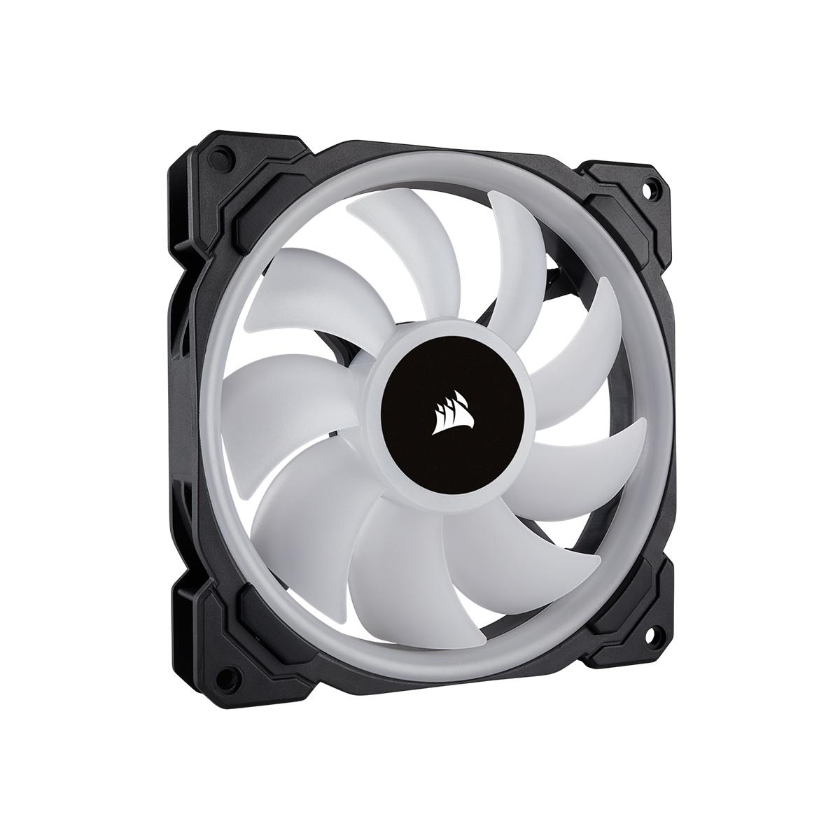 Corsair LL140 RGB 140mm Dual Light Loop RGB LED PC Cooling Fan - Single Pack for Gaming PC, Case Modding & Custom Builds