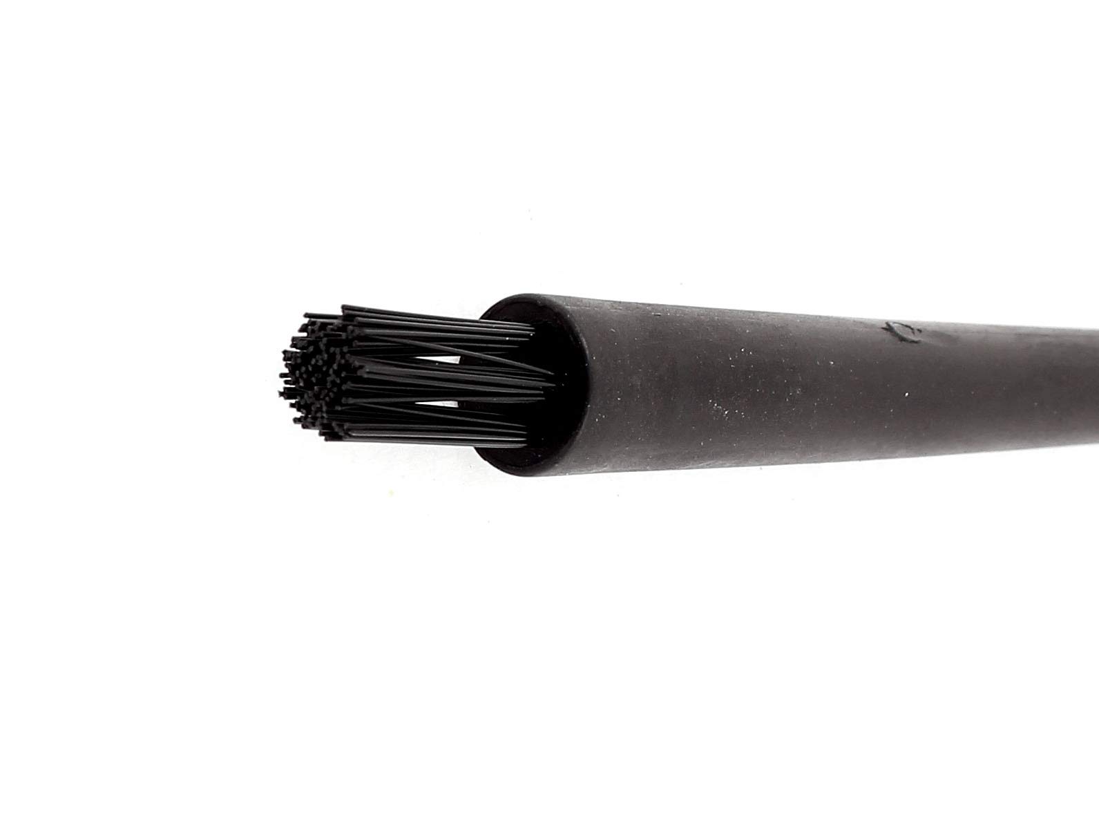 ESD Anti-Static Brush Set - 3-Piece Round Conductive Cleaning Tool Kit (18mm x 8mm) for Electronics, Circuit Boards & Sensitive Equipment Maintenance