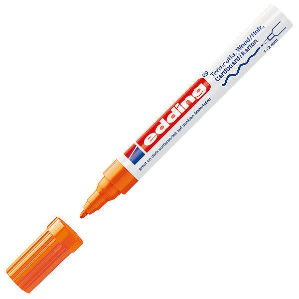 edding 4040 Fine Tip Matte Paint Marker - Permanent Waterproof Ink for DIY, Crafts, Signs & Metal Surfaces - Ideal for Artists, Designers & Industrial Use