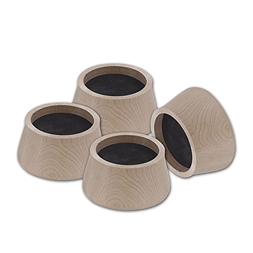 2 Inch Wooden Shoe Lifts for Men - Height Increasing Insoles for Dress Shoes & Boots - Discreet Elevator Inserts for Work, Dating & Special Occasions