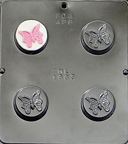 Butterfly Cookie Sandwich Chocolate Candy Mold 1663 - Premium Silicone Baking Mold for Homemade Cookies, Chocolates & Candies - Perfect for Birthday Parties, Baby Showers & Holiday Treats