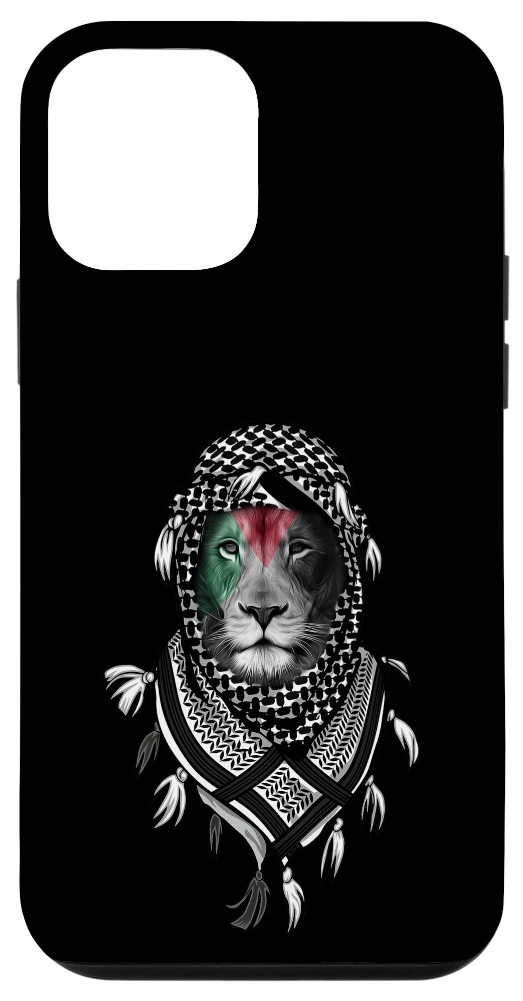 iPhone 12 Mini Protective Case - Premium Shockproof Cover with Palestinian Lion Design | Slim Fit for iPhone 12 Mini (5.4