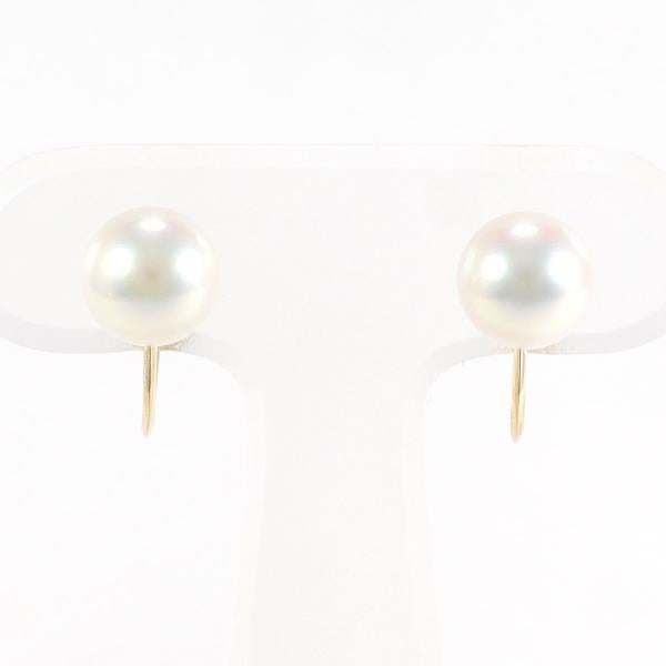 18K Yellow Gold Pearl Earrings for Women - Elegant Stud Earrings with Freshwater Pearls - Perfect for Weddings, Parties & Special Occasions