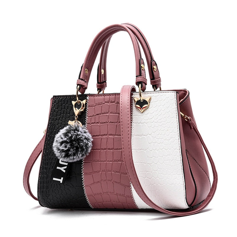 Women's Genuine Leather Crossbody Bag with Hand Stitching - Perfect for Work, Travel & Everyday Use