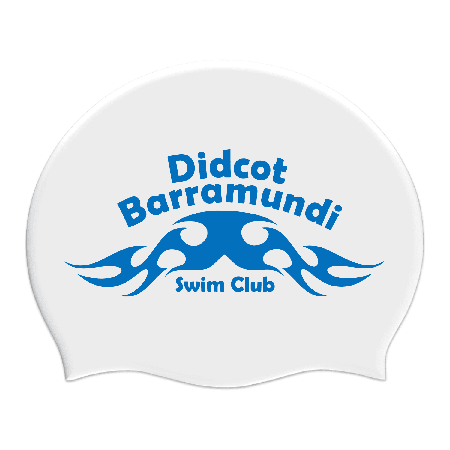 Premium Silicone Suede Swimming Cap for Competitive Training & Lap Swimming - Didcot Barramundi Swim Club Approved - Ideal for Pool, Open Water & Triathlon