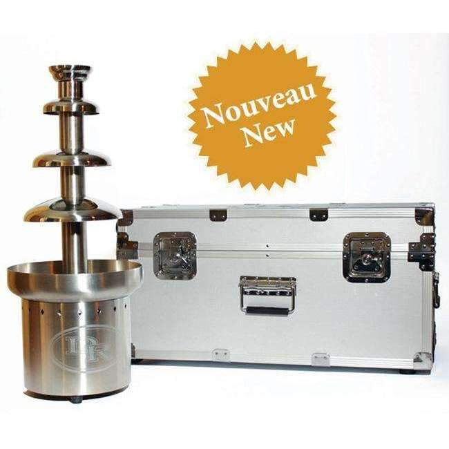 Premium Mini Chocolate Fountain Machine for Parties & Desserts - 3-Tier Fondue Fountain for Strawberries, Marshmallows & Fruits - Perfect for Weddings, Birthdays & Events